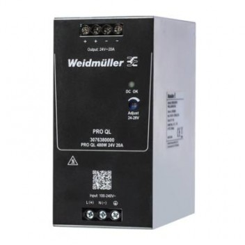 Bộ Nguồn Weidmuller PRO QL 480W 24V 20A - 3076380000